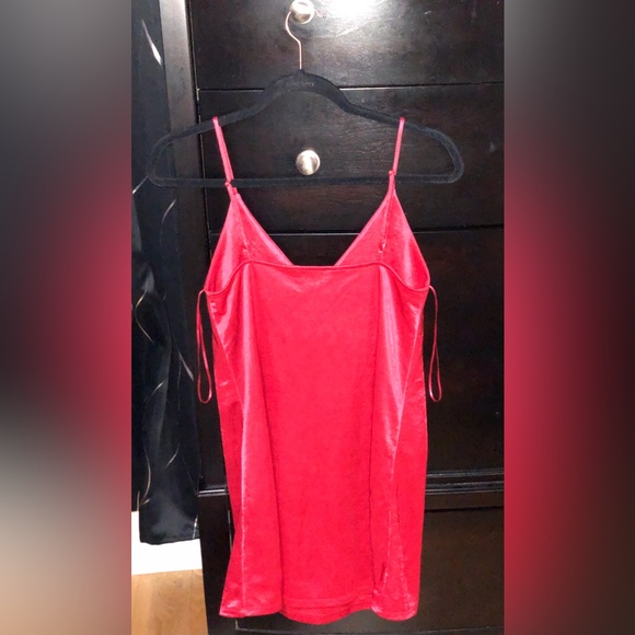 Red Zara Slip Dress - Picture 2 of 3